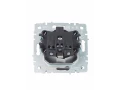 BRITE Розетка 1-местная с заземлением со шторками и крышкой 16А IP44 РСбш10-3-44-БрГ графит ИЭК