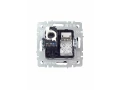 BRITE Розетка двойная RJ11+RJ45 кат.5E РК/Т12-БрГ графит ИЭК