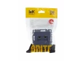 Розетка 2-местная RJ11+RJ45 кат.5E РК/Т12-БрМ маренго BRITE ИЭК