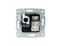 BRITE Розетка двойная RJ11+RJ45 кат.5E РК/Т12-БрС сталь ИЭК