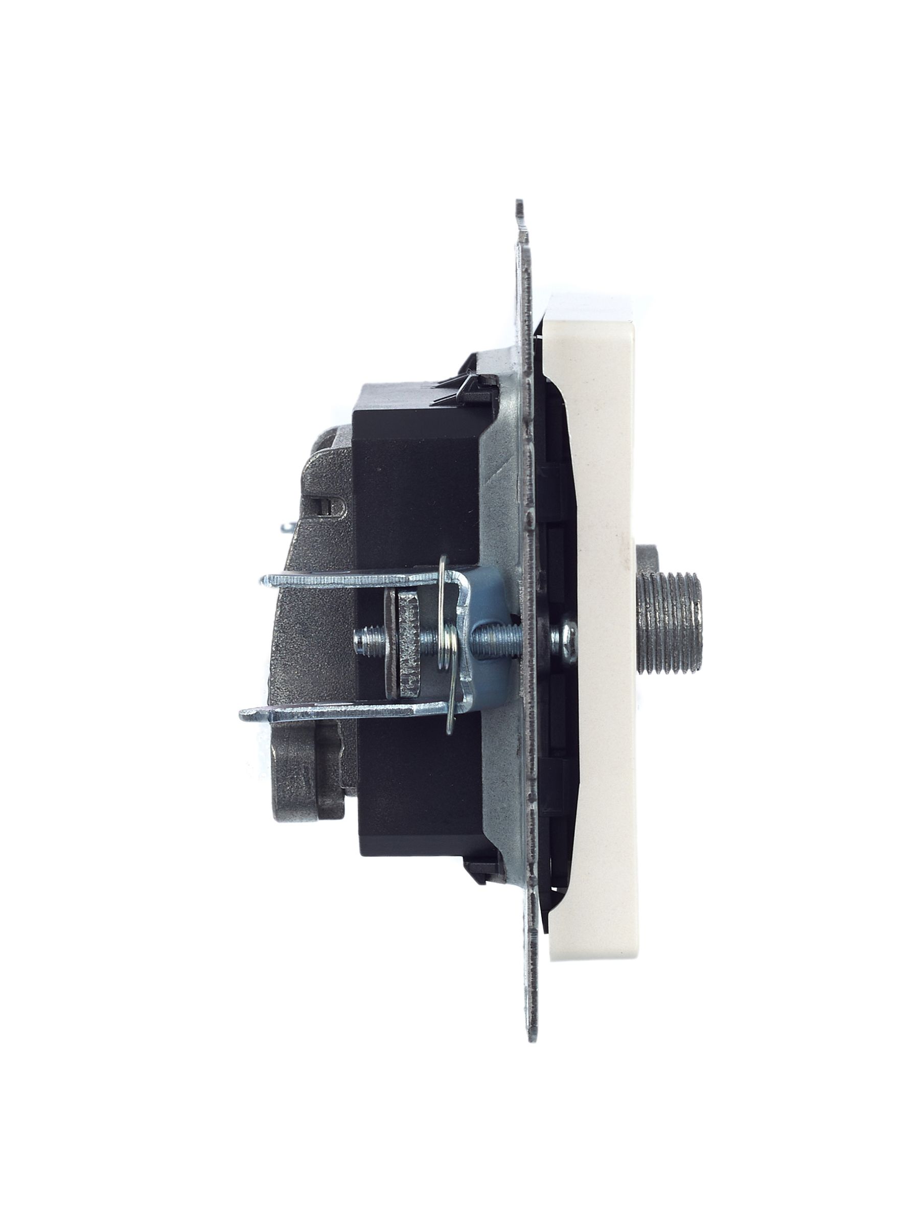 BRITE Розетка двойная TV+SAT РТВ/РСп12-БрЖ жемчуг ИЭК