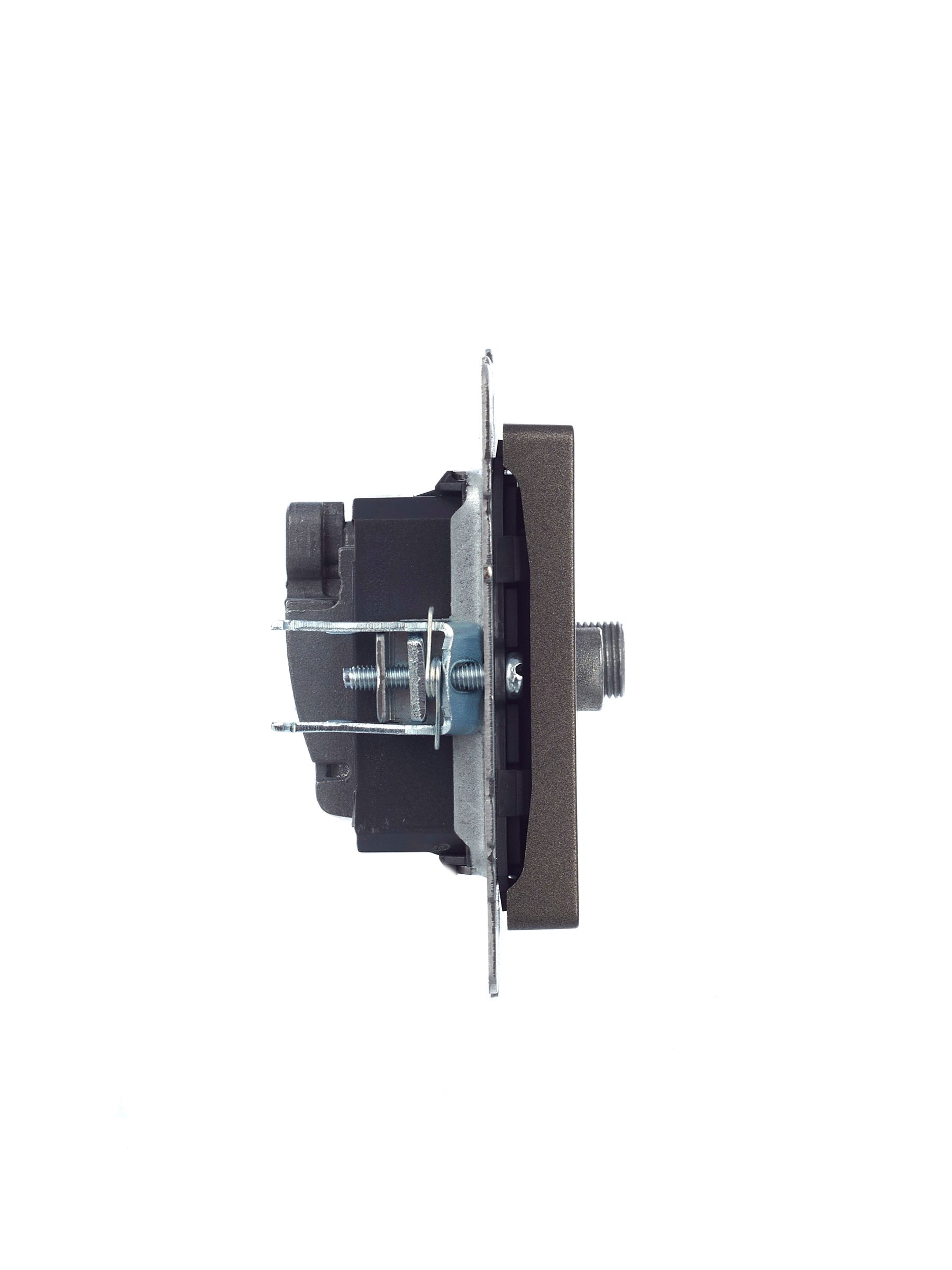 BRITE Розетка двойная TV+SAT РТВ/РСп12-БрТБ бронза ИЭК