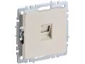 Розетка компьютерная RJ45 кат.5E РК10-БрКр бежевый BRITE ИЭК