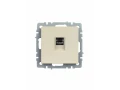 Розетка компьютерная RJ45 кат.5E РК10-БрКр бежевый BRITE ИЭК