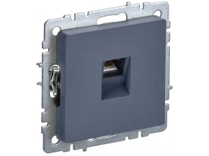 BRITE Розетка компьютерная RJ45 кат.5E РК10-БрМ маренго ИЭК