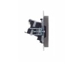 Розетка компьютерная двойная RJ45 кат.5E РК10-2-БрС сталь BRITE ИЭК