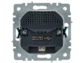 BRITE Розетка 1-местная с заземлением с защитными шторками 16А с USB A+C 18Вт РЮш11-1-БрБ белый ИЭК