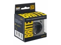 BRITE Розетка 1-местная с заземлением с защитными шторками 16А с USB A+C 18Вт РЮш11-1-БрС сталь ИЭК