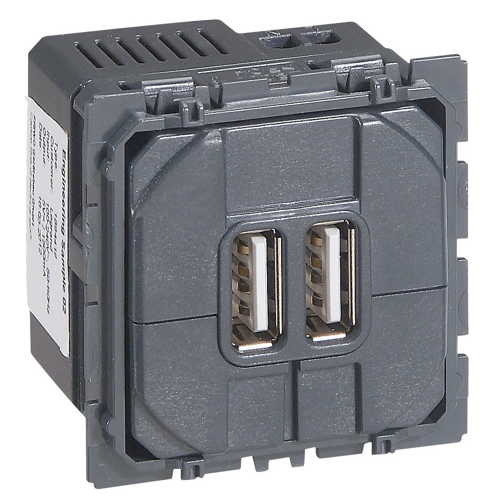 Розетка для зарядки 2USB 1500А CLN /67462/