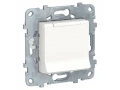 UN розетка с з/кл с/шторк, с крышкой, IP40, белый /NU503718TA/