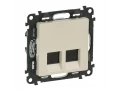 Розетка 2х RJ45 Cat6 UTPVLN-I СЛК /753543/