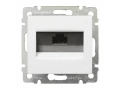 Розетка 1ХRJ45 UTP белый Valena /694286/