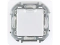 Розетка 2К+З с защитными шторками и откидной крышкой IP44 INSPIRIA, белый /673740/