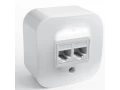 Розетка 2ХRJ45 к 5е UTP Бел /782228/