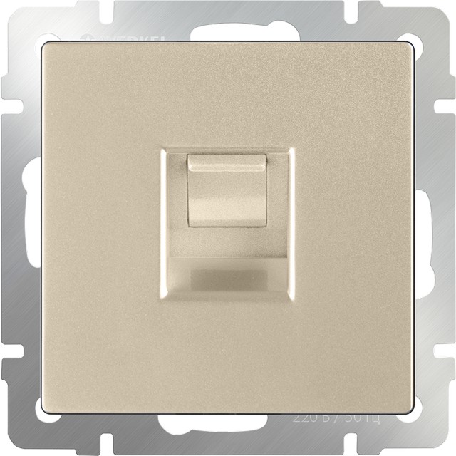 Розетка Ethernet RJ-45 /WL11-RJ-45 (шампань)
