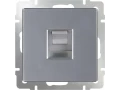 Розетка Ethernet RJ-45 /WL06-RJ-45 (серебряный)