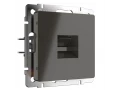 Розетка Ethernet RJ-45 /WL07-RJ-45 (серо-коричневый)
