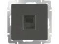 Розетка Ethernet RJ-45 /WL07-RJ-45 (серо-коричневый)