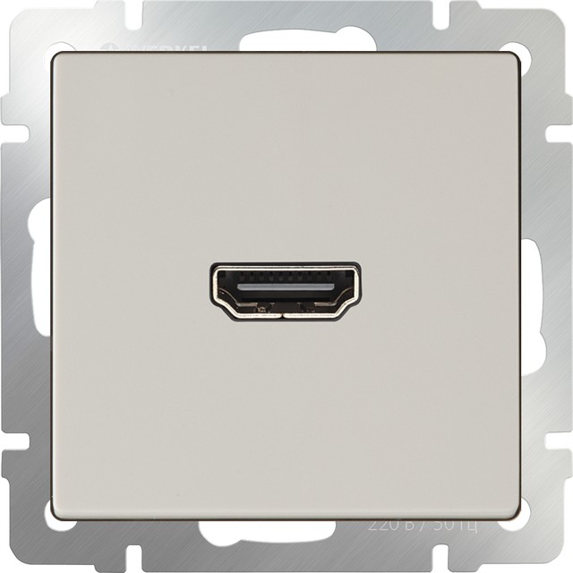 Розетка HDMI/WL03-60-11 (слоновая кость)