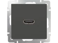 Розетка HDMI/WL07-60-11 (серо-коричневый)