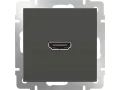 Розетка HDMI/WL07-60-11 (серо-коричневый)