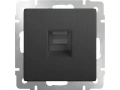 Розетка Ethernet RJ-45 /WL04-RJ-45 (графит рифленый)