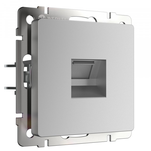 Розетка Ethernet RJ-45 /W1181006 (серебряный)