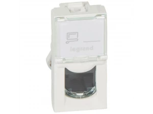 Розетка RJ45 кат.5E UTP (1 мод) LCS /76551/