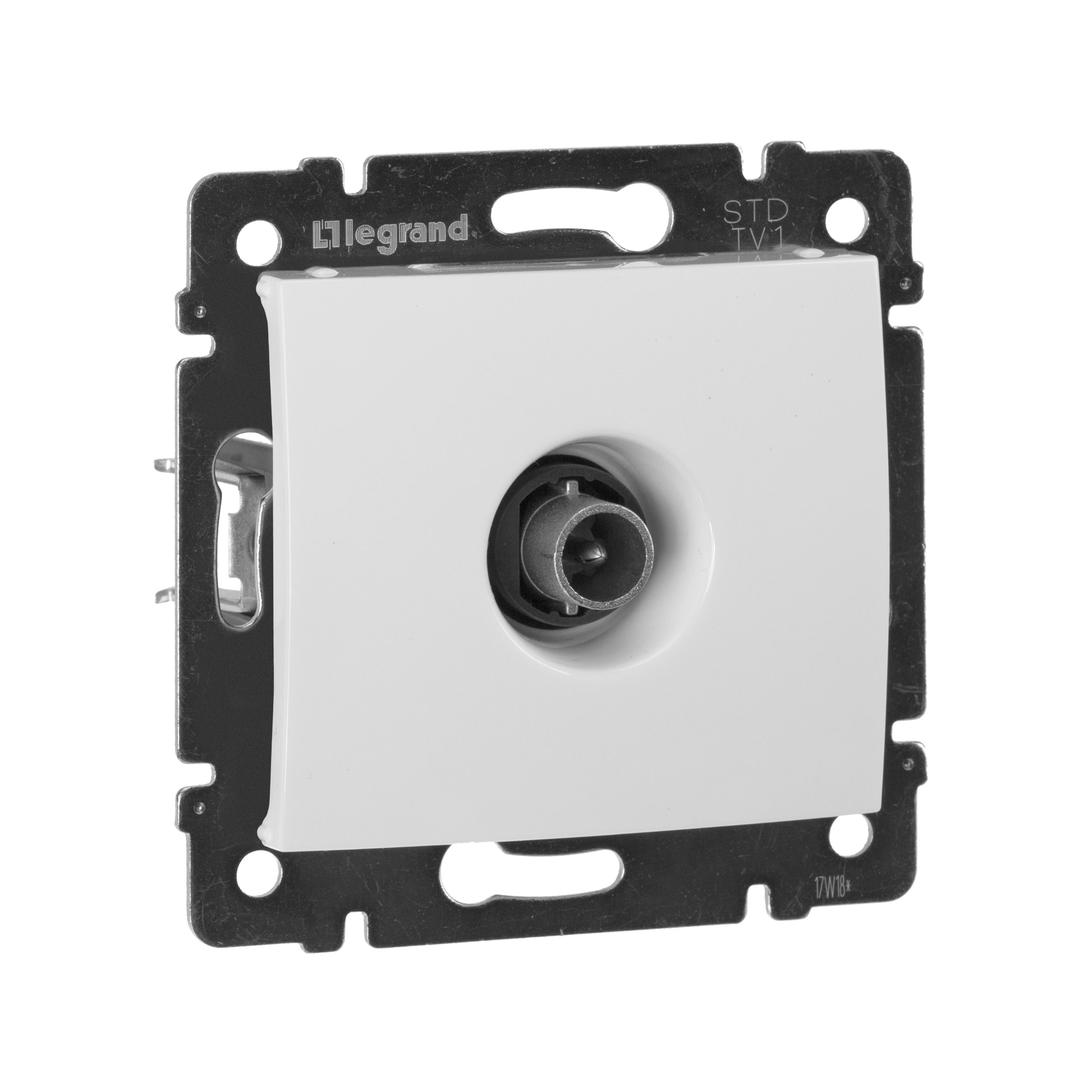 Розетка TV 2400mhz белый Valena /774429/