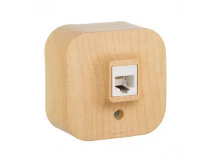 Розетка RJ11 дерв QUTEO /782274/