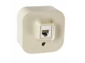 Розетка RJ45 кат.5E UTP слоновая кость QUTEO /782254/