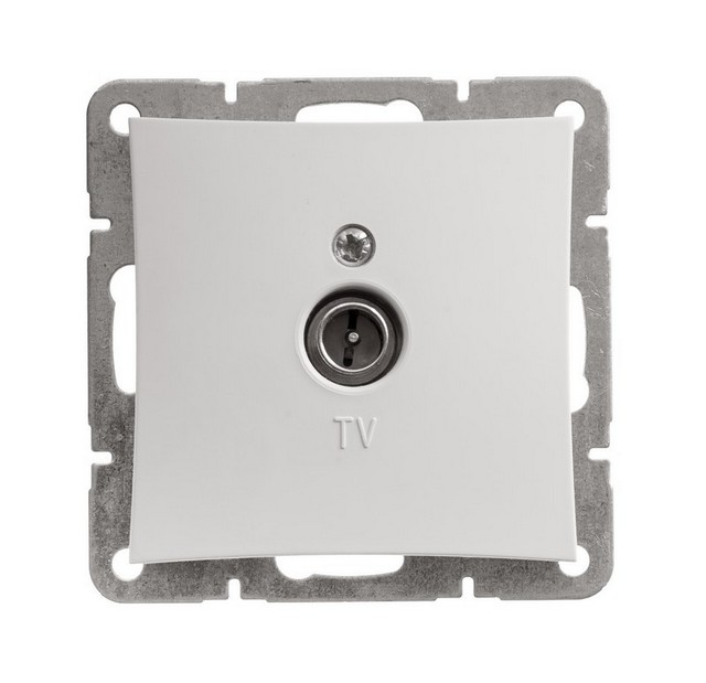 Розетка WDE000191 скрытой установки телевизионная Wessen