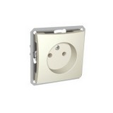 Розетка WDE000241 без заземляющего контакта, механизм Бежевый,Wessen