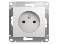 Розетка без заземляющего контакта, 16А,механизм, Белый,/GSL000141/
