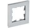 BRITE Рамка 1-местная РУ-1-1-БрA металл алюминий ИЭК