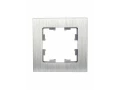 BRITE Рамка 1-местная РУ-1-1-БрA металл алюминий ИЭК