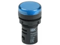 Лампа AD22DS(LED)матрица d=22мм синий 24В AC/DC IEK
