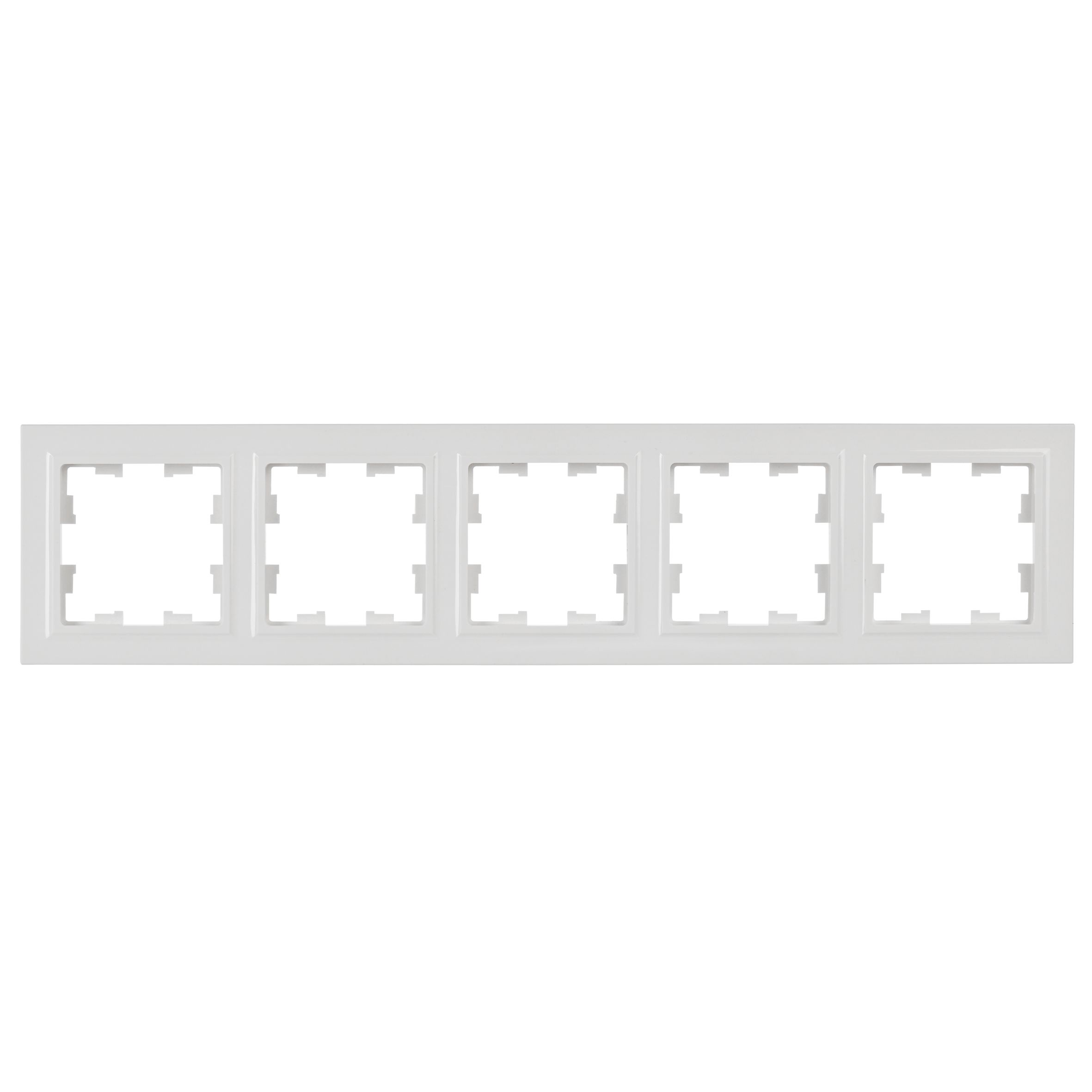 BRITE Рамка 5-местная РУ-5-БрБ белый ИЭК