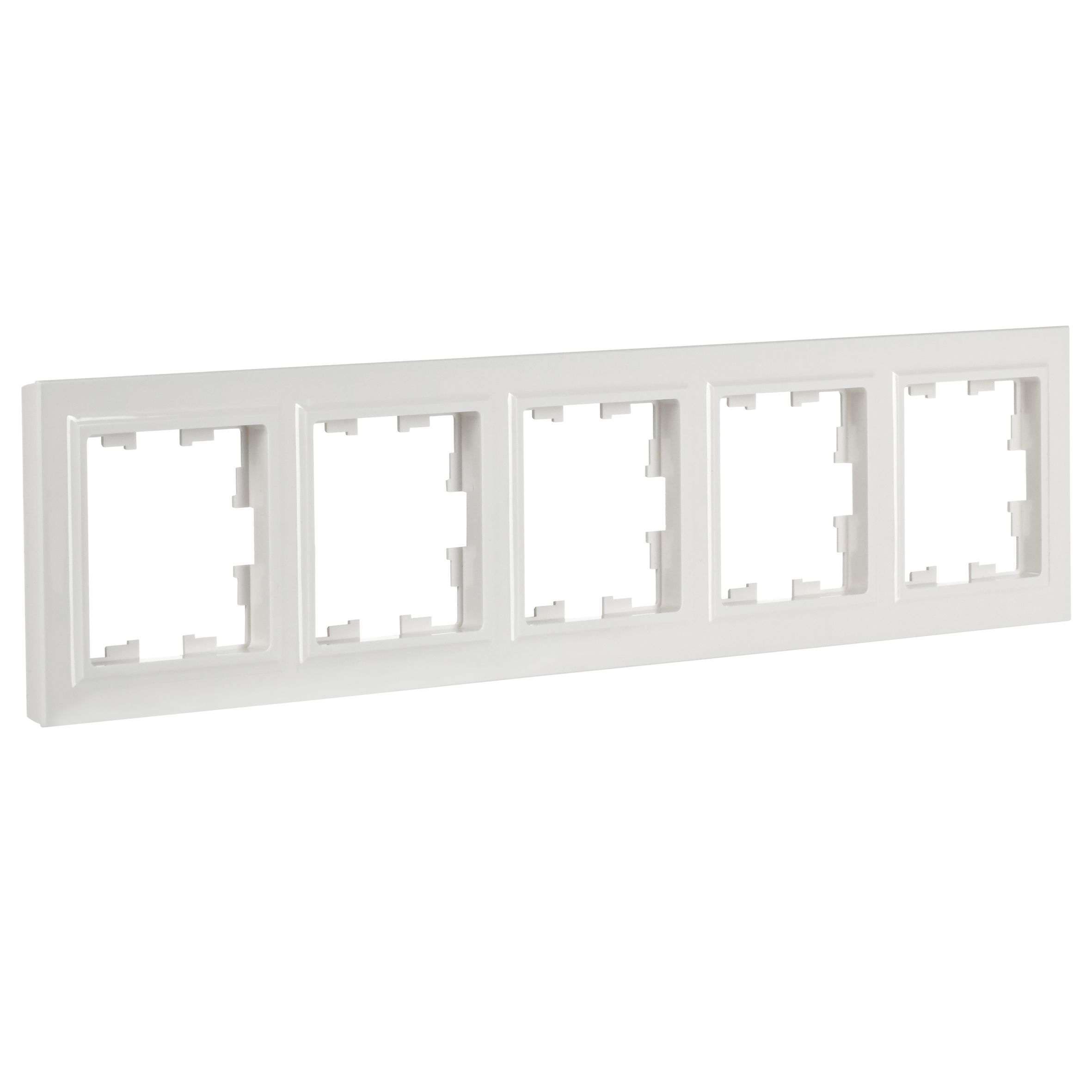 BRITE Рамка 5-местная РУ-5-БрБ белый ИЭК