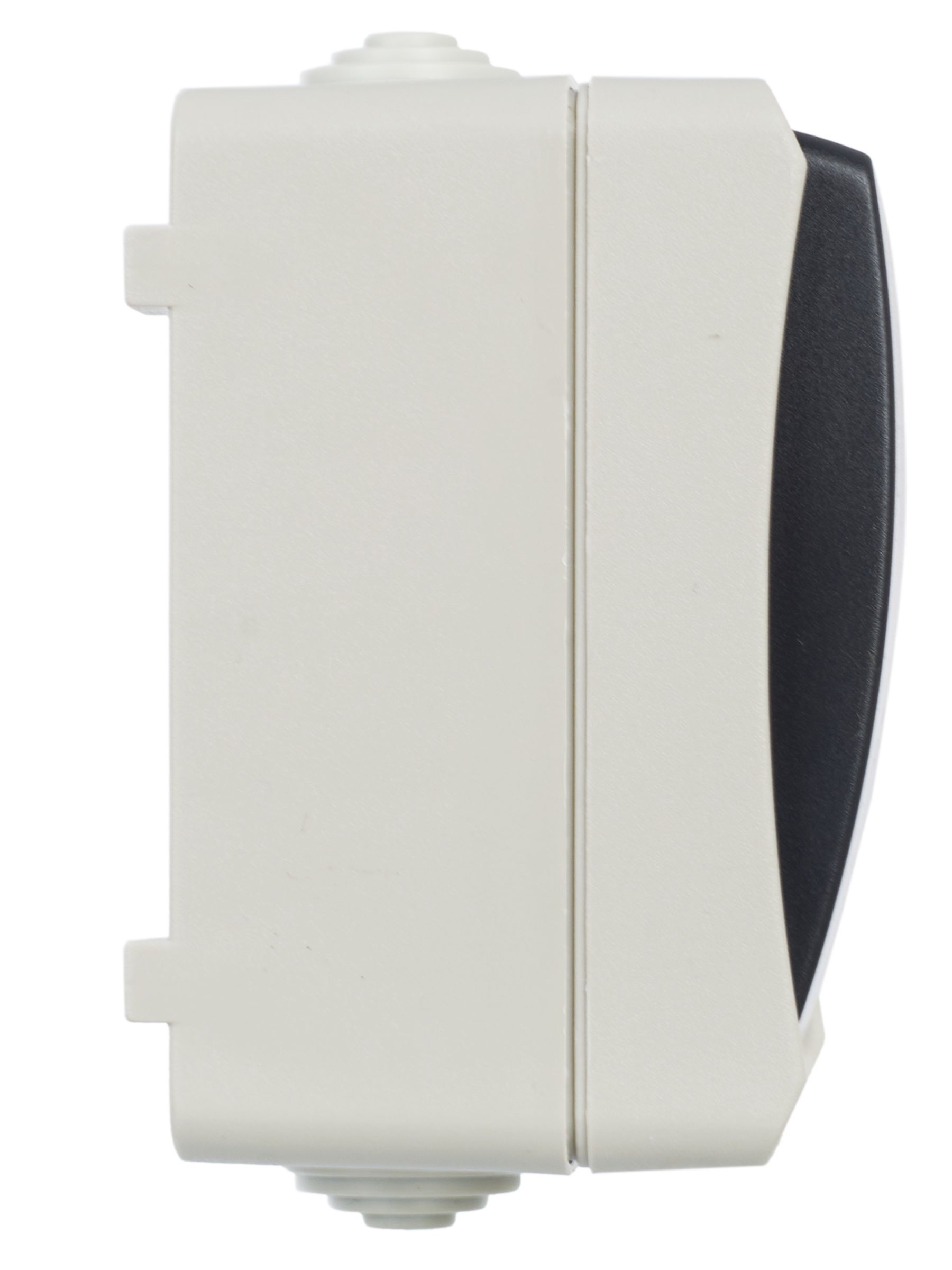 Выключатель ВС20-2-0-ФСр двухклавишный для открытой установки ФОРС 10А IP54 сер IEK