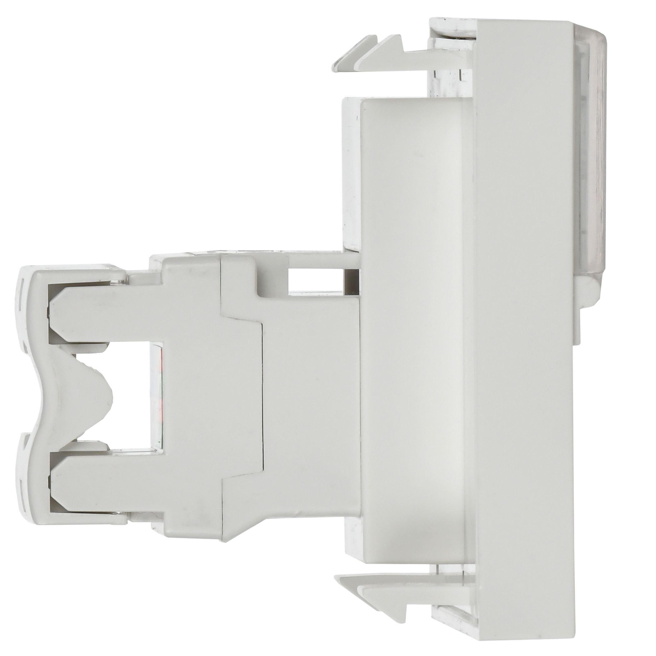 Розетка информационная RJ-45 UTP кат.5e, 2 модуль. РКИ-20-00-П ИЭК