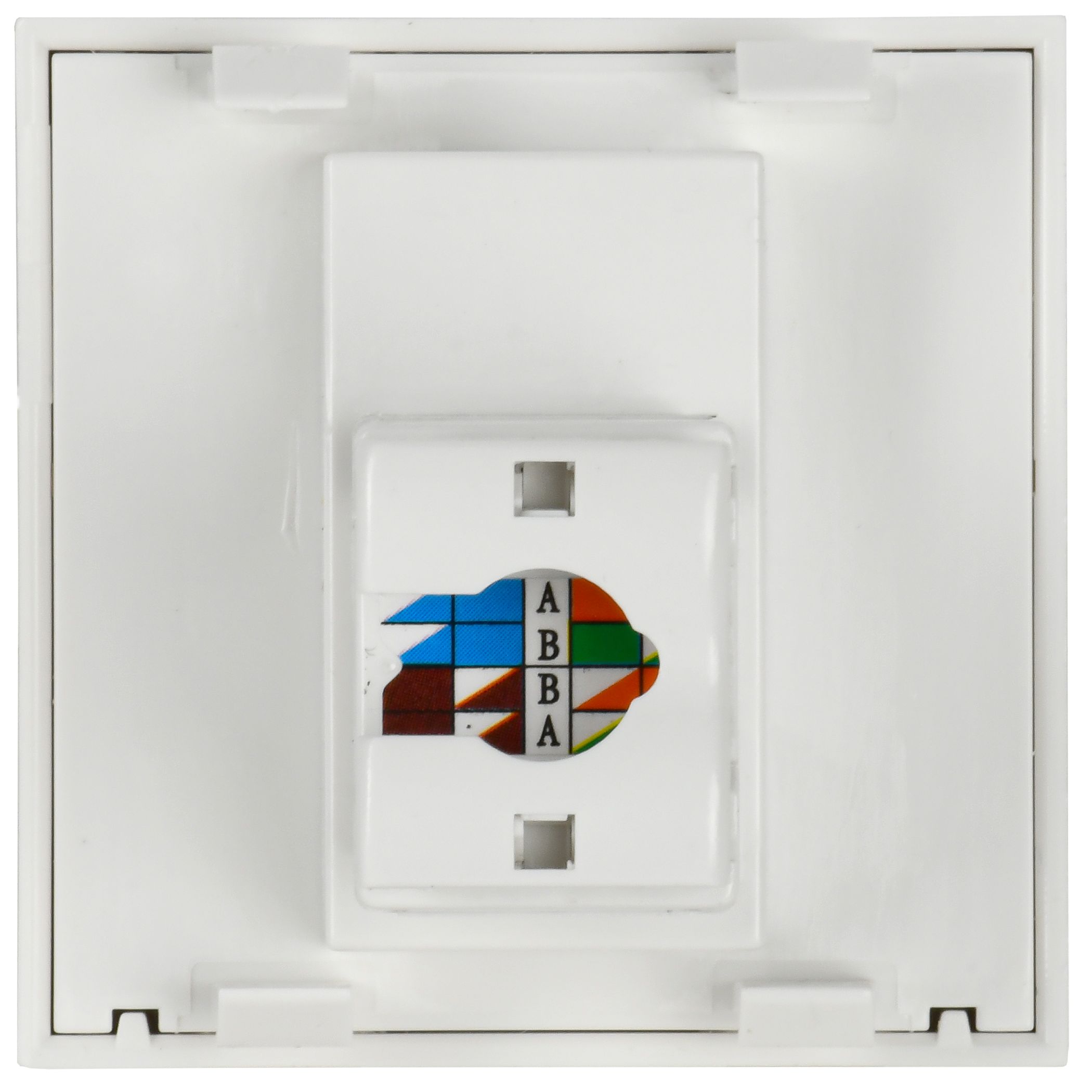 Розетка информационная RJ-45 UTP кат.5e, 2 модуль. РКИ-20-00-П ИЭК