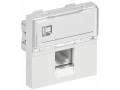 Розетка информационная RJ-45 UTP кат.5e, 2 модуль. РКИ-20-00-П ИЭК