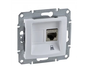 Розетка комп. кат.5Е неэкр. UTP белая SDN4300121