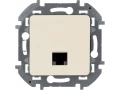Розетка компьютерная RJ45 категория 6 UTP INSPIRIA, слоновая кость /673831/