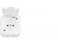 Розетка 1-местная открытой установки IP44, РА16-236