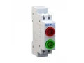 Индикатор ND 9-2/gr  зеленый+красный , AC/DC230В (LED) (CHINT) 594138
