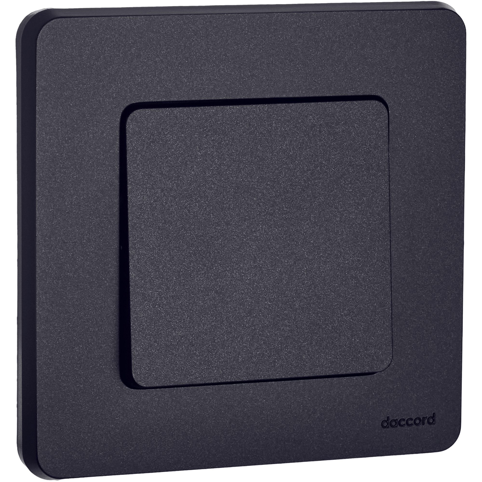 Переключатель 1-клавишный INSPIRIA, антрацит /673653/