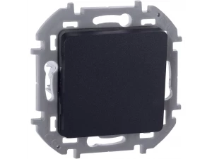 Переключатель одноклавишный INSPIRIA, антрацит /673653/