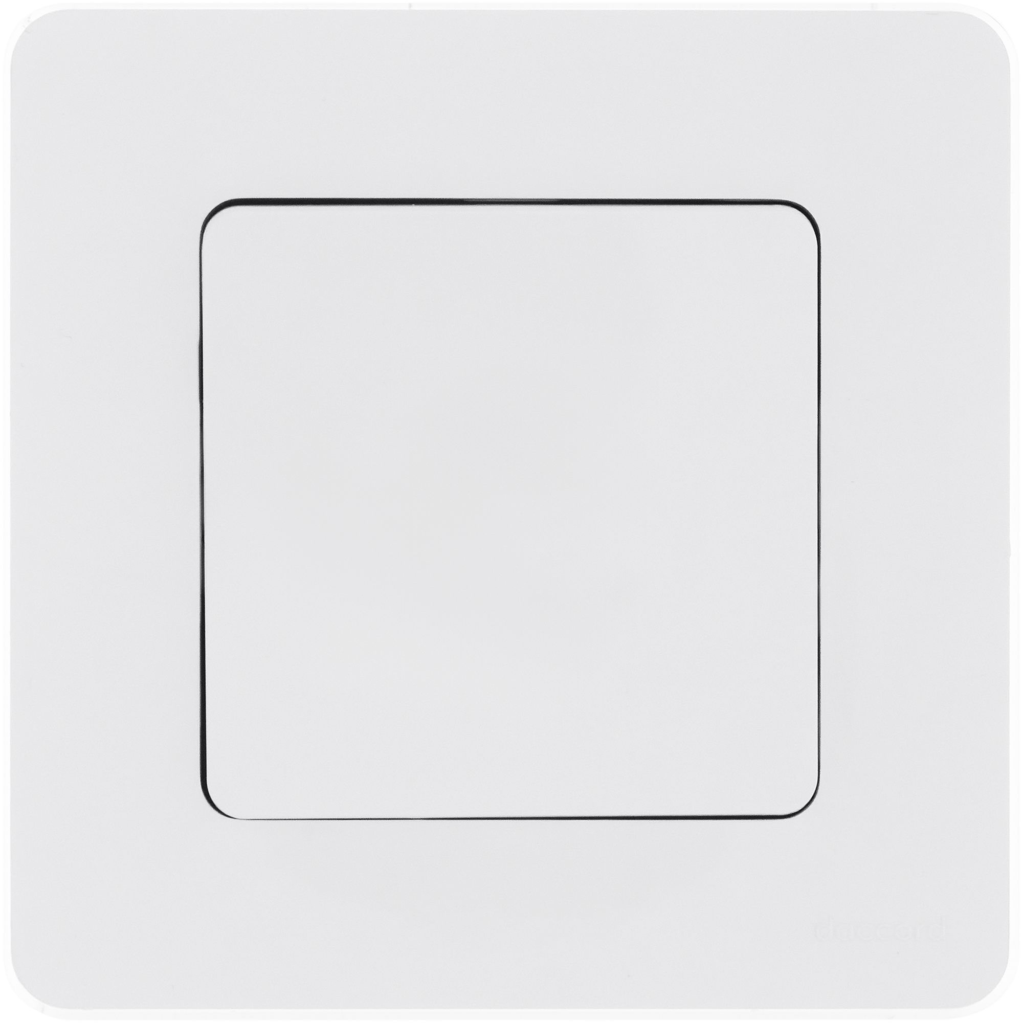 Переключатель 1-клавишный INSPIRIA, белый /673650/